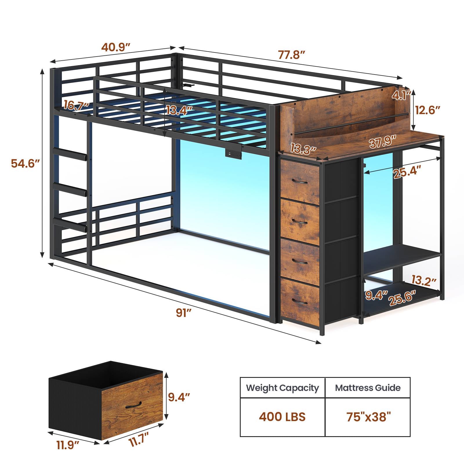 2 person desk